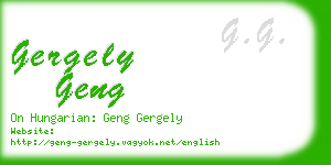 gergely geng business card